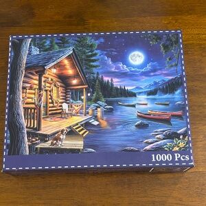 Puzzle Scenic Cabin 1000 Pieces